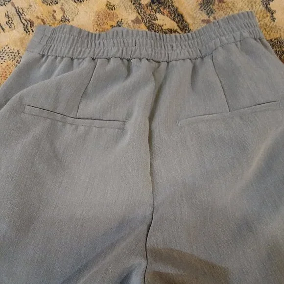 ZARA Gray High-Rise Wide Leg Dress Trousers XS - Picture 4 of 12
